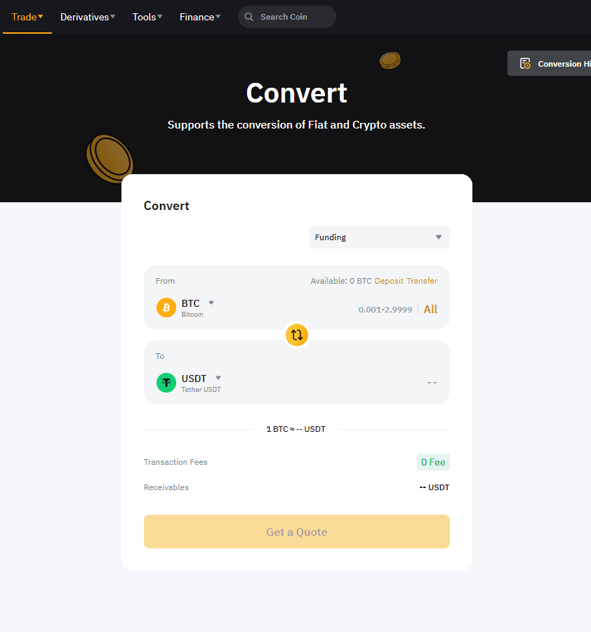 Bybit Convert 2