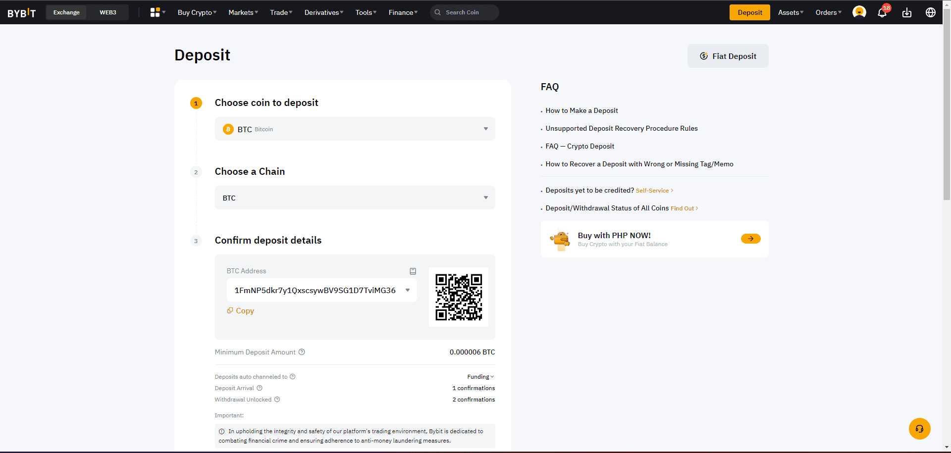 Bybit Deposit 2